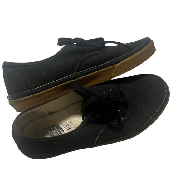 Vans Other - Vans Men's “Authentic Shoe” black w/ Brown sole size 10 men’s